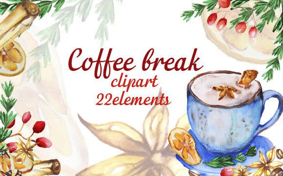 Coffee Break Clipart & Watercolor Illustrations Review
