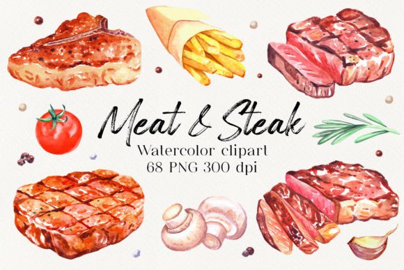 Smoke Meat Watercolor Clipart: An Embroidery Review
