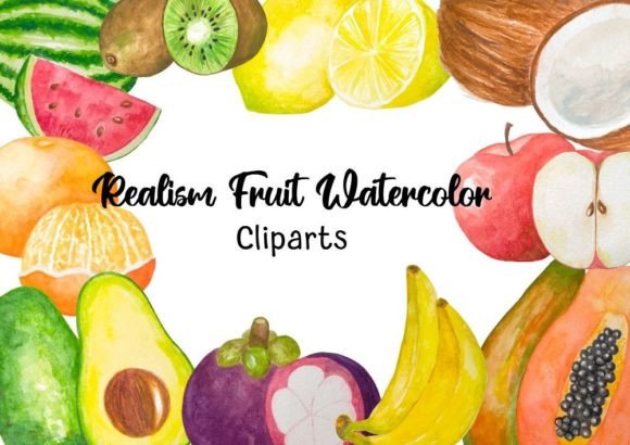 Watercolor Fruit Illustration Clipart: An Embroidery Review
