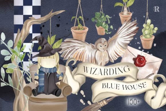 Wizarding Blue House Watercolor: A Brand Designer’s Review for Local Business Branding